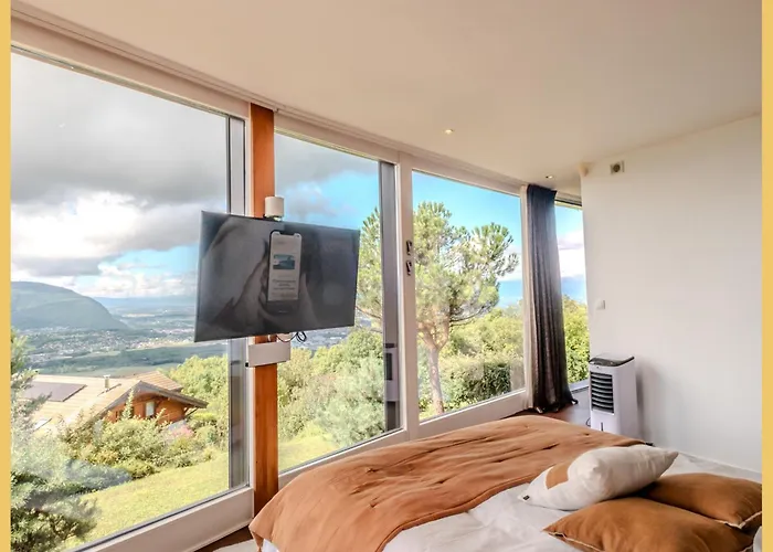 Willa Vue Leman Et Montagne Proche Geneve Cranves-Sales