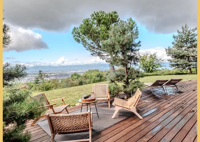 Willa Vue Leman Et Montagne Proche Geneve
